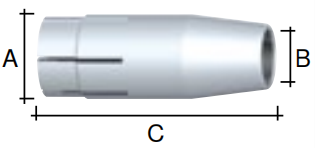 賓采爾焊槍ROBO 455D噴嘴